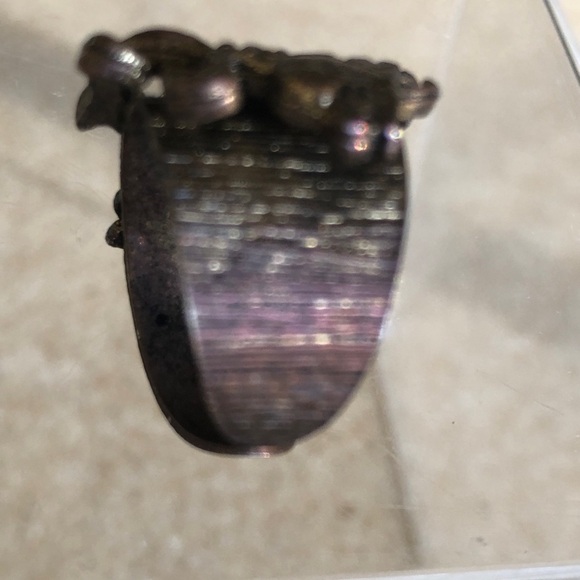 Vintage 1960’s Zodiac Horoscope Pisces Sign Fish unisex Metal Ring - Picture 14 of 16